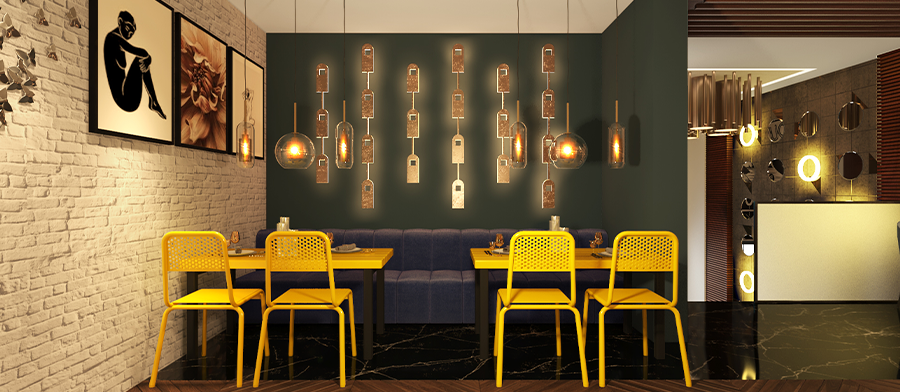 Cafe decor design improving ambience customer engagement and brand identity