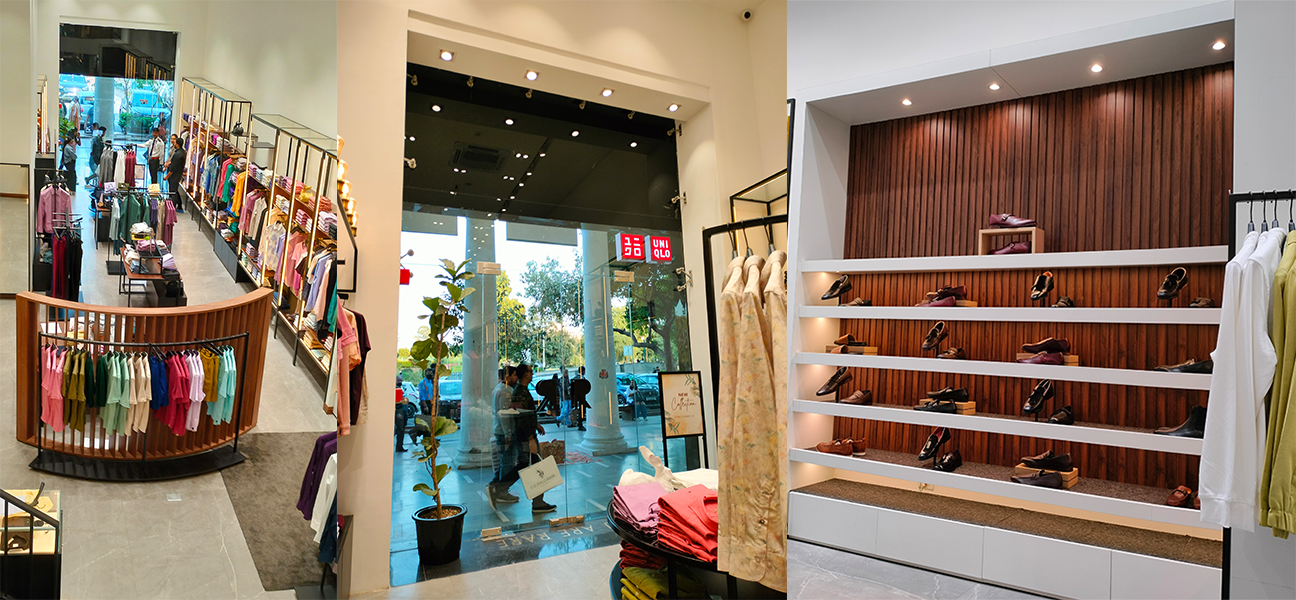 Rare Rabbit Connaught Place retail store interior execution by Next BC