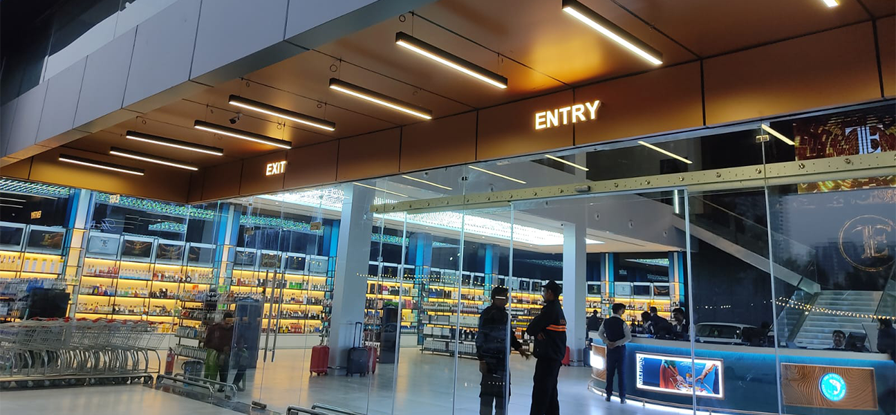 The Liquor Fort Maidawas Gurgaon liquor store interior view 4
